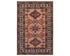 3x5 Ft Kazak Afghan Hand Knotted Geometric Wool Area Rug